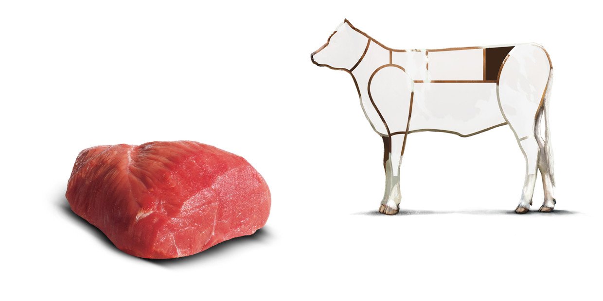 Fleischkunde Kalb Huft