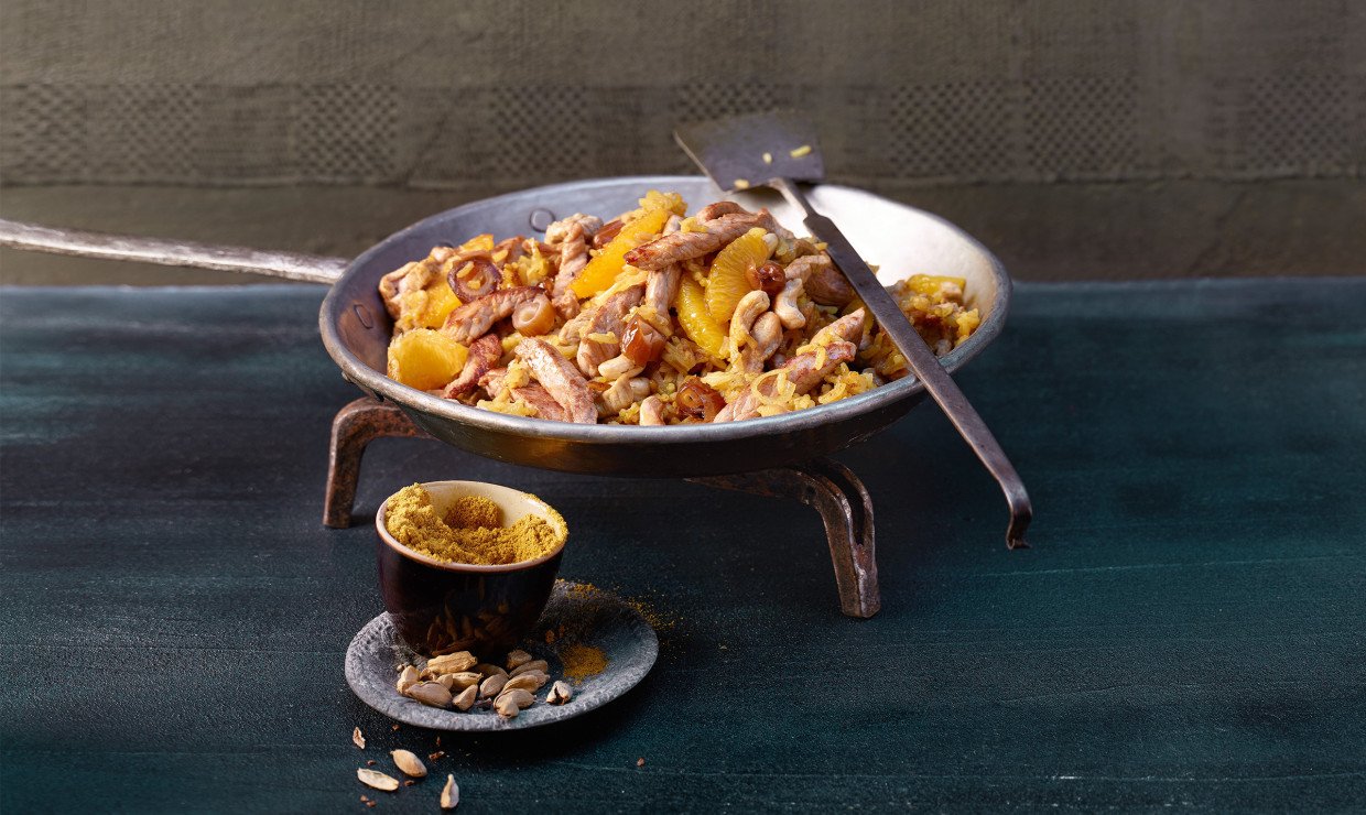 Rezept Curry Reispfanne