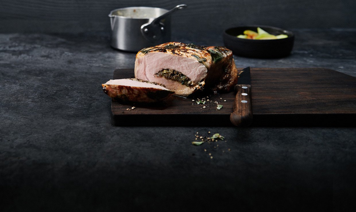 Rezept_Doppeltes_Schweinskotelett_gefuellt_mit_Morcheln_und_Petersilie