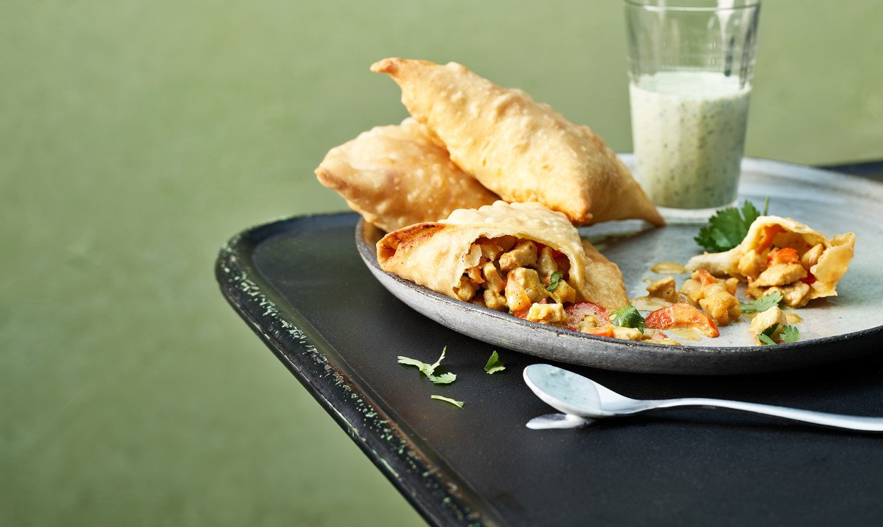 Samosas Mit Schweinefleisch Schweizer Fleisch