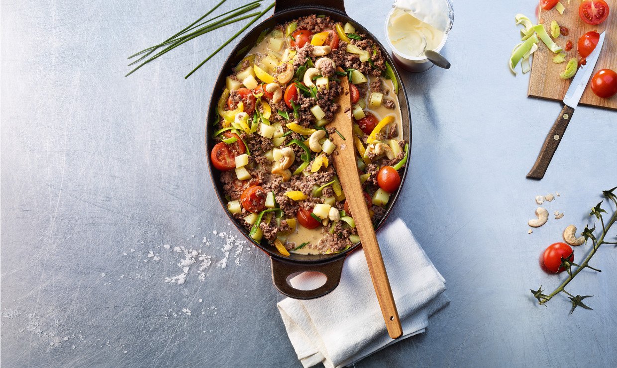 Eintopf Mit Hackfleisch Und Kartoffeln