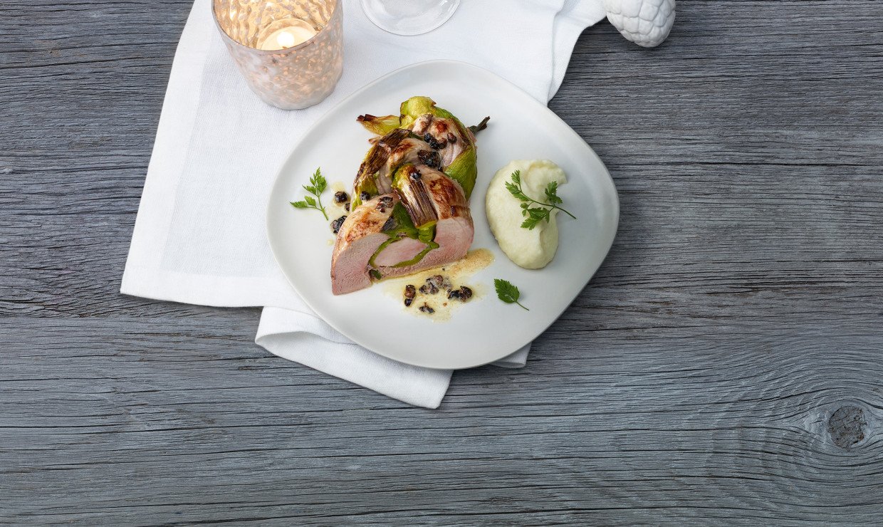 Rezept_Schweinsfilet_mit_Lauch_zum_Zopf_gebunden