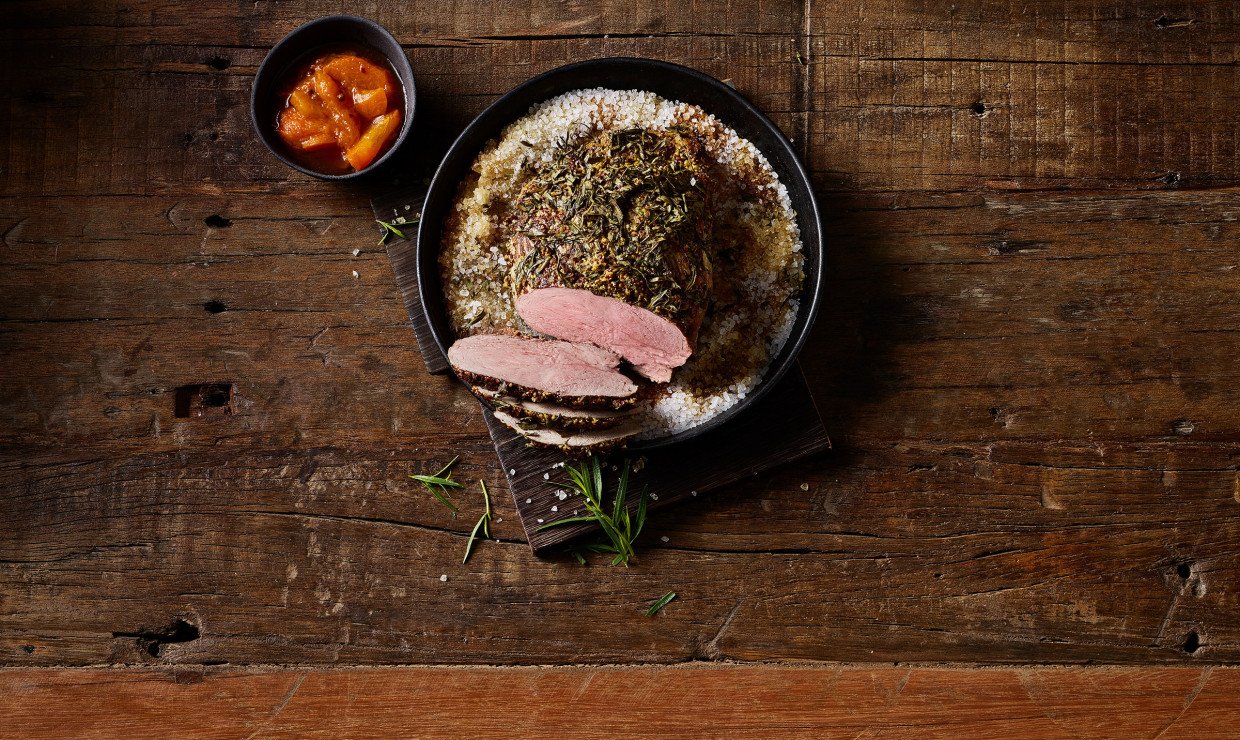 Kalbshuft Rezept, Rosagebratenes Kalbsfilet An Whiskysauce