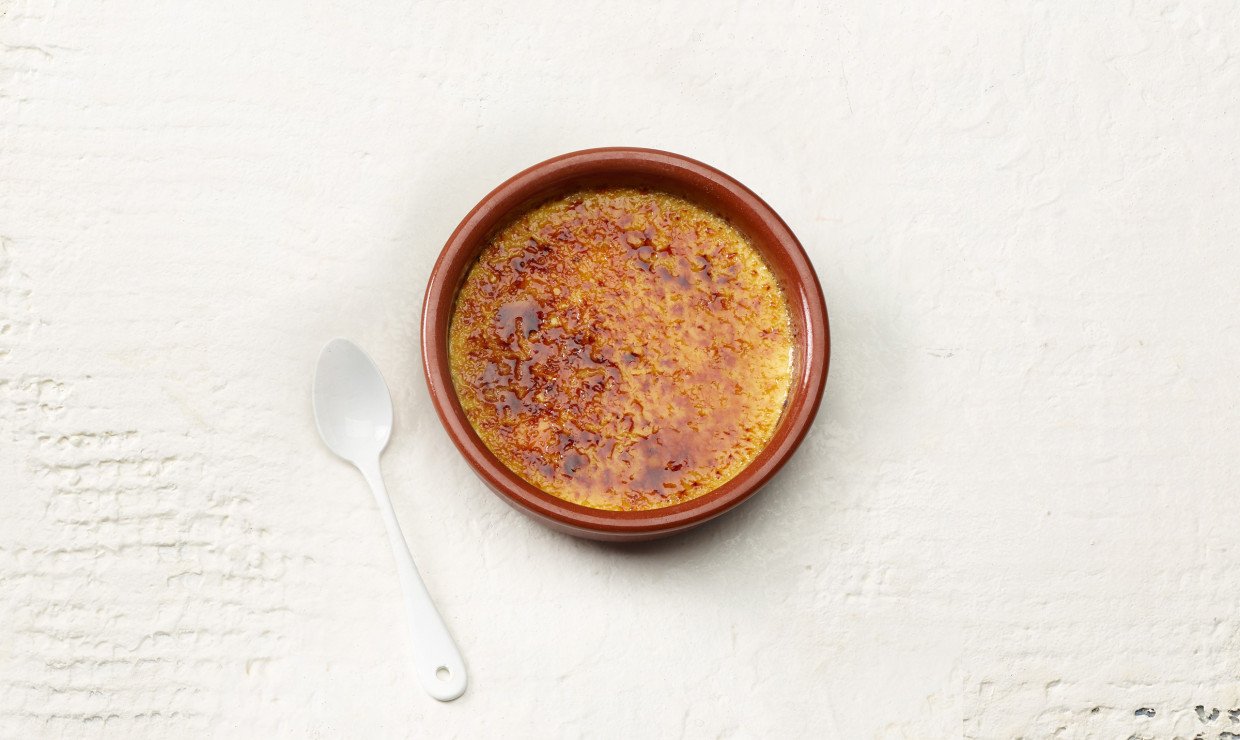 Knochen Creme brulee