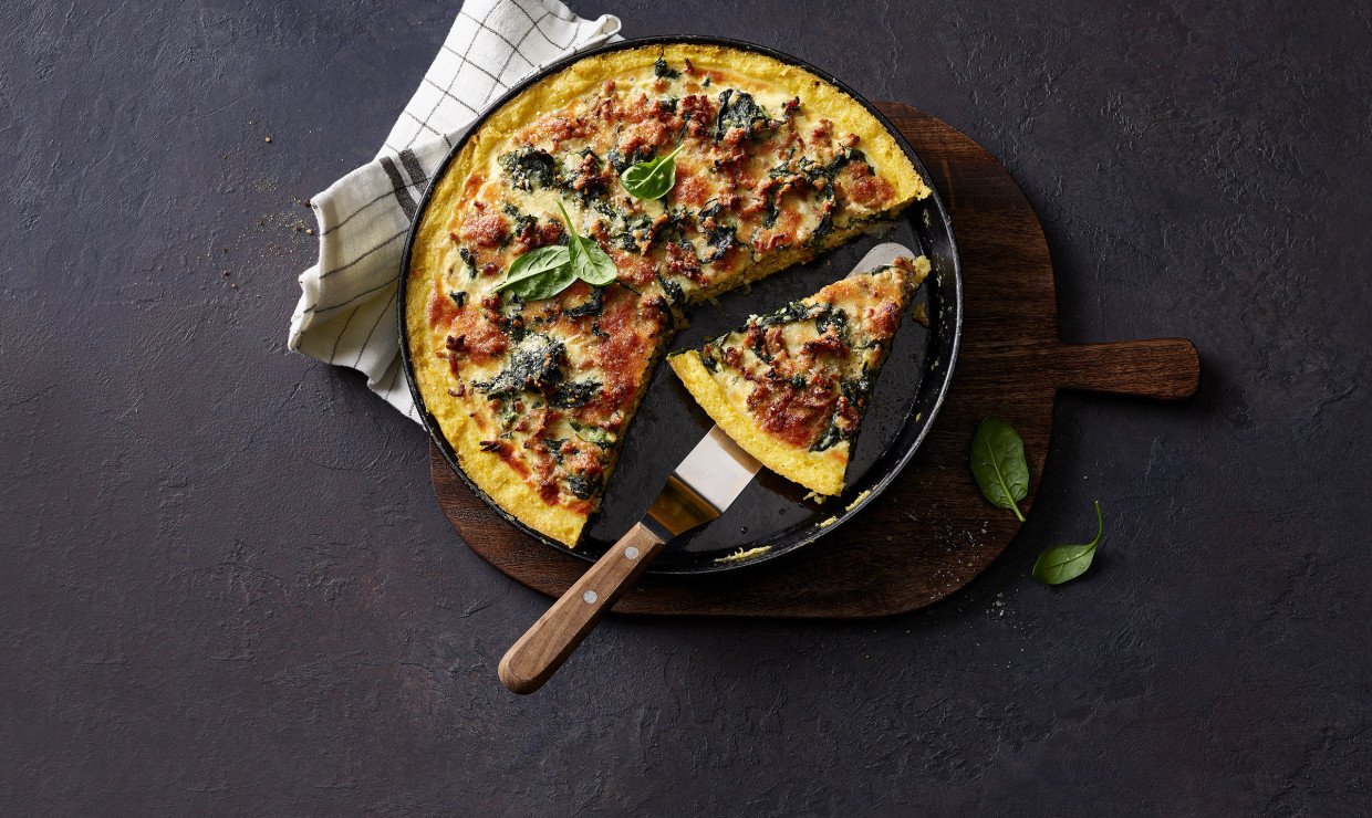 Polenta-Hackfleisch-Tarte - Schweizer Fleisch