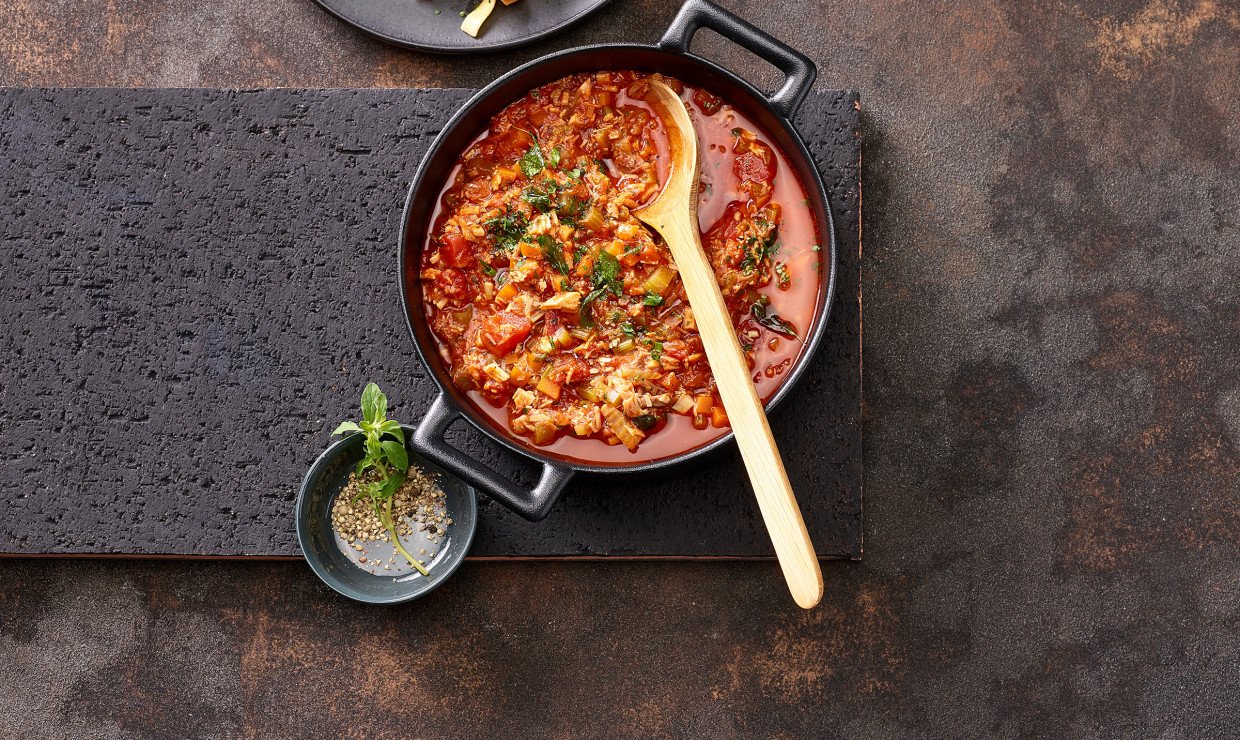 Sugo vom Suppenhuhn und Nudeln mit Biss - Schweizer Fleisch