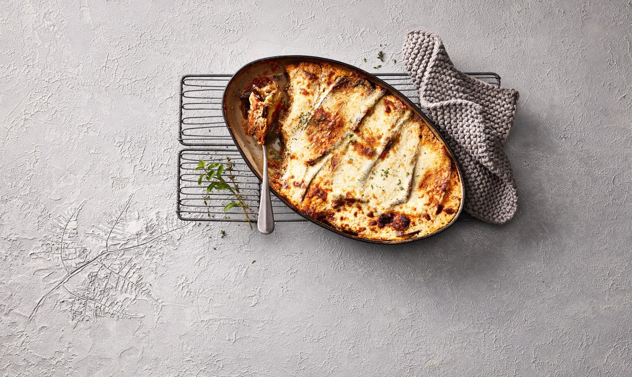 Aubergine Hackfleisch Lasagne