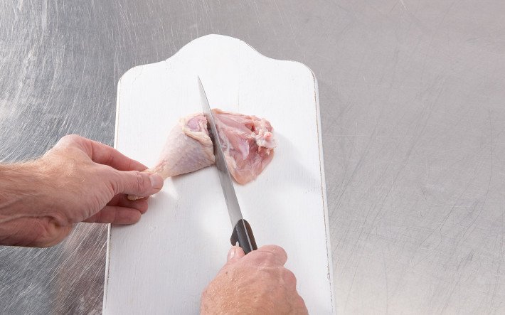 Poulet tranchieren - Schweizer Fleisch