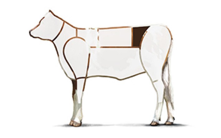 Fleischkunde-Kalb-Meatcuts-Huft