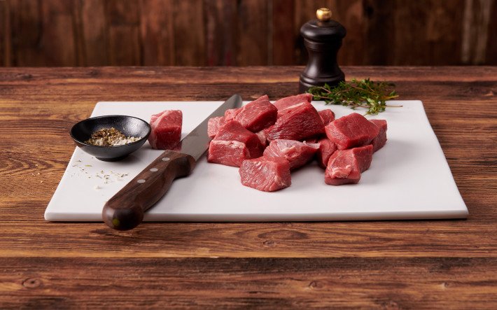 Fleisch schneiden anleitung