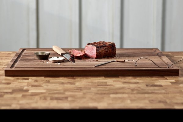 Entrecote mit Thermometer