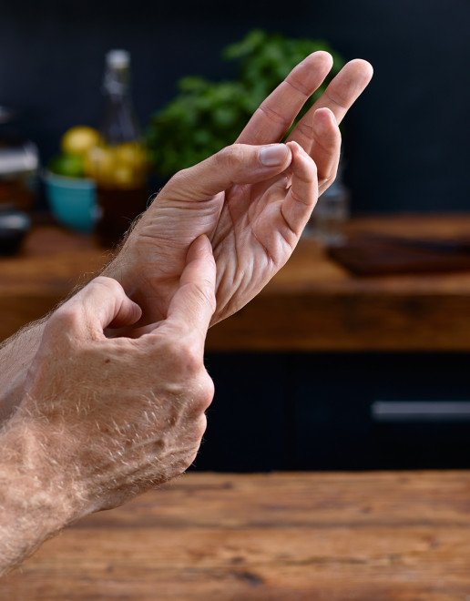 Garstufen Fingerdrucktest well done