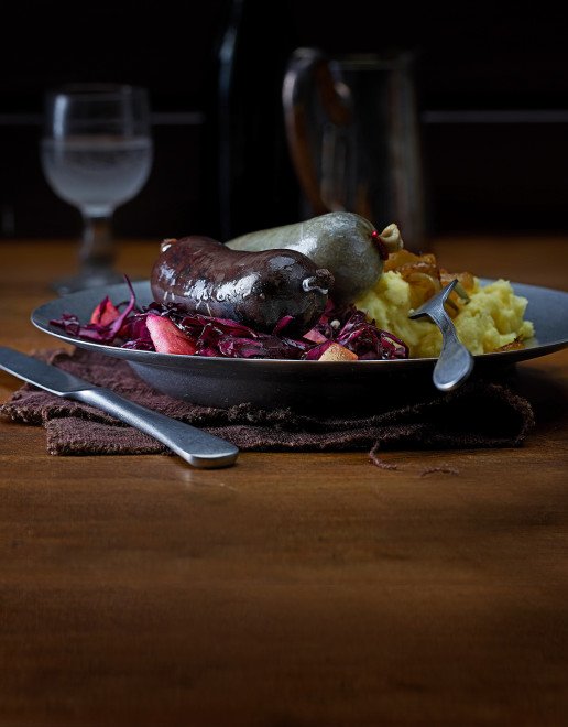 Rezept Blut und Leberwuerste
