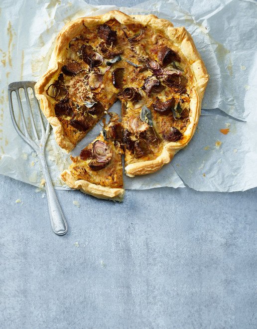 Rezept_Hackbraten_Quiche_mit_Kuerbis_Orangen_Fuellung