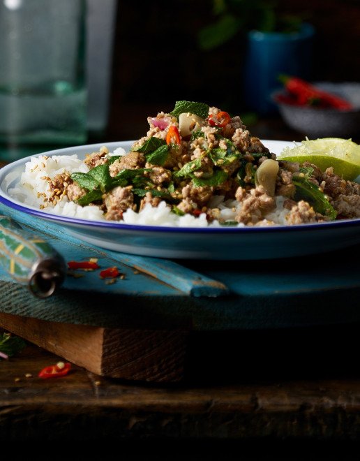 Laab-Asiatischer-Hackfleischsalat
