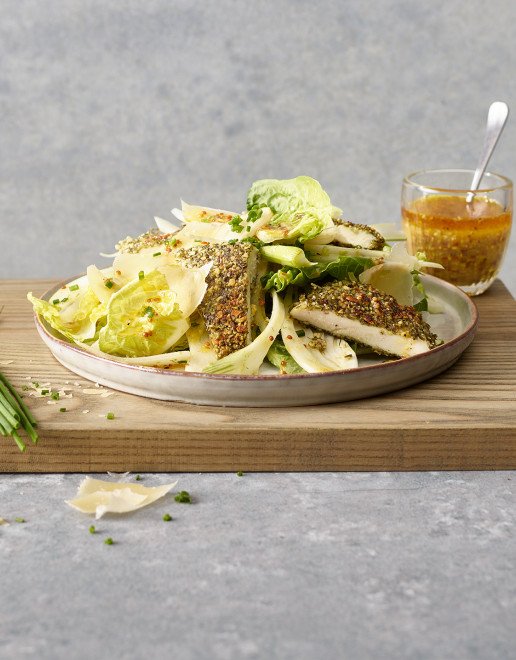Pouletschnitzel mit Fenchel