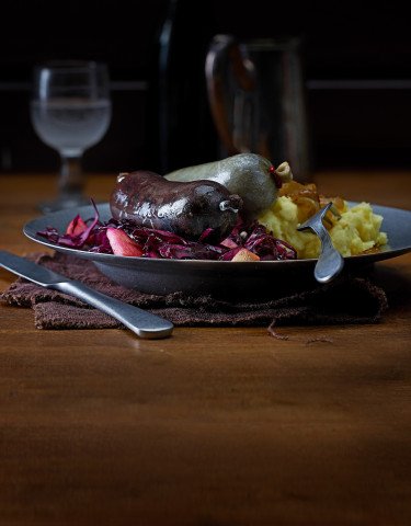 Rezept Blut und Leberwuerste