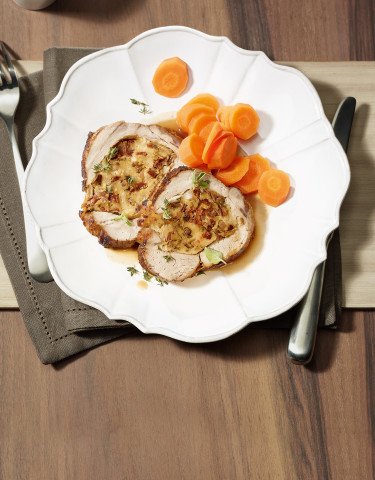 Rezept Gefuellte Kalbsschulter