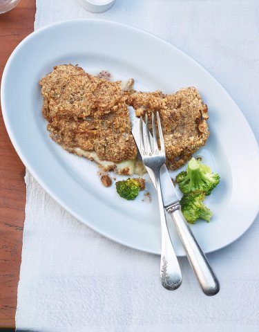 Rezept Kalbs Cordon blue in Haselnuss Panade