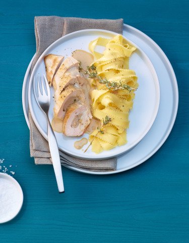 Rezept_Pouletbrust_gefuellt_mit_gewuerztem_Kalbsbraet