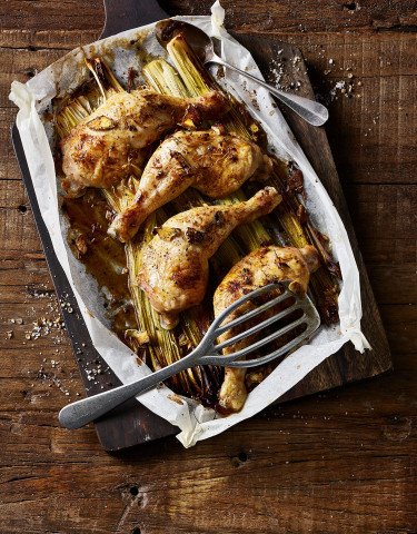 Pouletschenkel-in-Salzlake