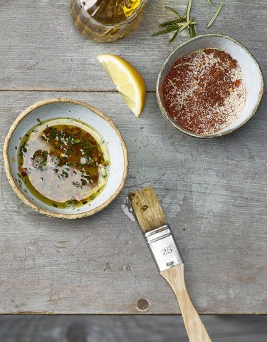 marinieren pinsel platte