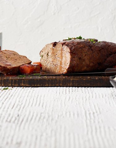Hackbraten mit Kartoffelstock