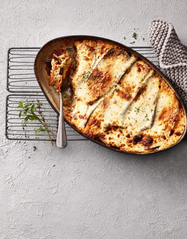 Aubergine Hackfleisch Lasagne