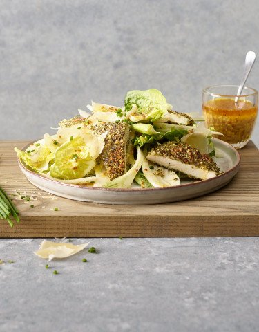 Pouletschnitzel mit Fenchel